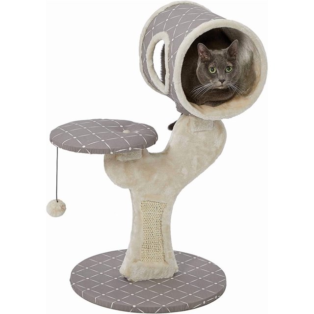 Cat Scratching Post Forte Huge Cat Scratching Post with ExtraDurable Sisal Wrap and Tan Giant Cat Post Model FBR