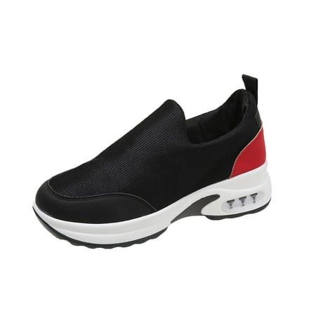 

EQWLJWE 2022 Spring Autumn Sneakers Women Slip On Casual Breathable Sport Shoes Casual Mesh Shoes Sneakers Deals Discount Clearance