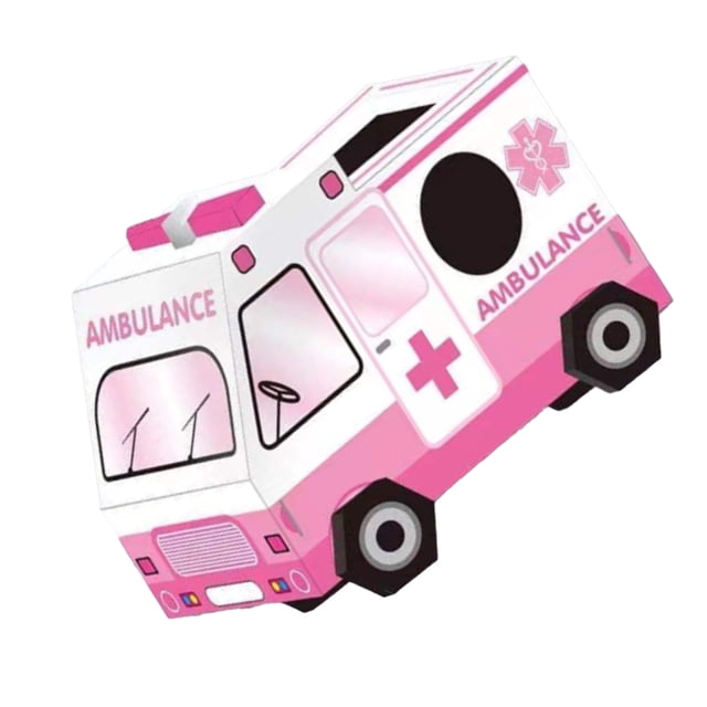 Bewildely Caja de cartón usable en forma de coche, kit de bricolaje para el hogar, montaje de cartón de tráfico simple, juego de juguetes, Kits de decoración para fiestas Tipo 3