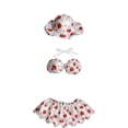 thumbnail image 2 of Porch Goose Outfit Set with Printed Sun Hat Bow Top Skirt, 23 Inch Porch Gander Statue Costume, Summer Garden Yard Decor, 2 of 6