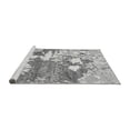 thumbnail image 2 of Ahgly Company Machine Washable Indoor Square Abstract Gray Modern Area Rugs, 4' Square, 2 of 4
