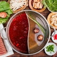 thumbnail image 4 of KAKOWELY Hot Pot with Divider Stainless Steel Hot Pot Divided Hot Pot Pan Household Hot Pot Stock Pot,11.02"X11.02"X3.15", 4 of 4