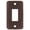 Brown, variant on JR Products 12865 Single Switch Face Plate - Brown