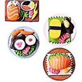 thumbnail image 1 of Exceart 4 Piezas De Sushi Artificial Simulación De Comida Falsa Realista Nigiri Onigiri Postre Comida Japonesa para Decoración (Estilo Aleatorio), 1 of 1