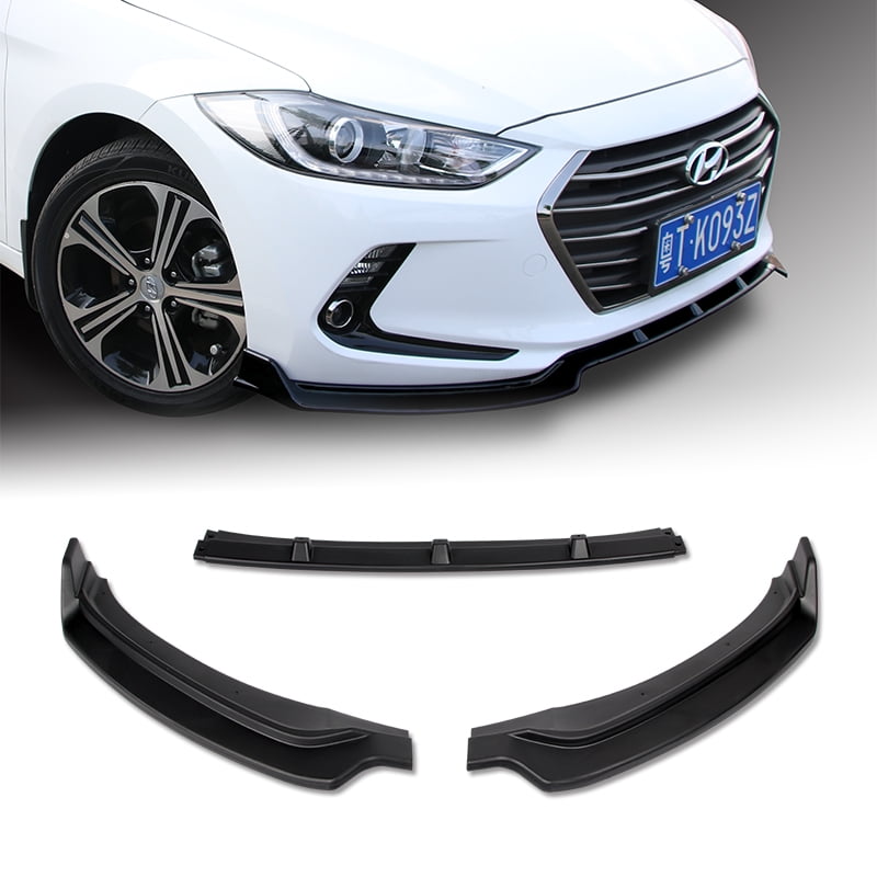 Stay Tuned Performance For 17-18 Hyundai Elantra Unpainted Black Front ...