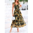 thumbnail image 3 of Vestido PRETTYGARDEN Floral de Tul Midi sin Mangas XXL, 3 of 8