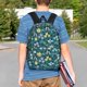 thumbnail image 4 of Easygdp Floral Mochila Ligera de 15 Pulgadas para Estudiantes, Mochila Cómoda para la Escuela y Viajes, Correas Ajustables, 4 of 6