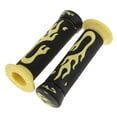 thumbnail image 3 of Universal 7/8'' Motorcycle Scooter Handlebar Hand Grips Handlebars 7/8 Mountain Rubber Yellow, 3 of 6