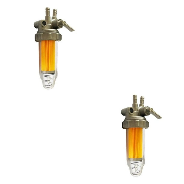 Speravity Filtro de generador de combustible, portátil, de funcionamiento silencioso, sellado a prueba de fugas, filtros desmontables Tipo 1 2piezas