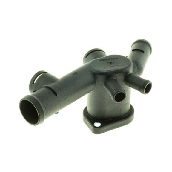 Rear Thermostat Housing - Compatible with 1999 - 2010 Volkswagen Beetle 2.0L 4-Cylinder 2000 2001 2002 2003 2004 2005 2006 2007 2008 2009