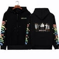 thumbnail image 1 of Love Lesson Heartstopper Printed Hoodie With Zipper Sweatshirt For Men And Women Black, 1 of 2