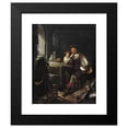 thumbnail image 2 of Frans van Mieris the Elder 15x18 Black Modern Framed Museum Art Print Titled - A Soldier Smoking a Pipe (C. 1657-1658), 2 of 5