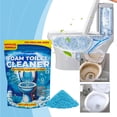 thumbnail image 4 of Toilet Bowl Cleaner Foam | Powerful Deodorizing Cleaning for Bathroom Toilet | Removes Stubborn Stains, Prevents Scale, Odor Control | Easy Use | Safe Formula | 2 Pack | 200g Each, 4 of 9
