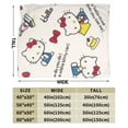 thumbnail image 2 of Hello Kitty Blanket, Super Soft Throw Blanket, Cozy Flannel Blankets For Boys Girls, Warm Blankets For Couch Sofa Bed, 50"X40", 2 of 9