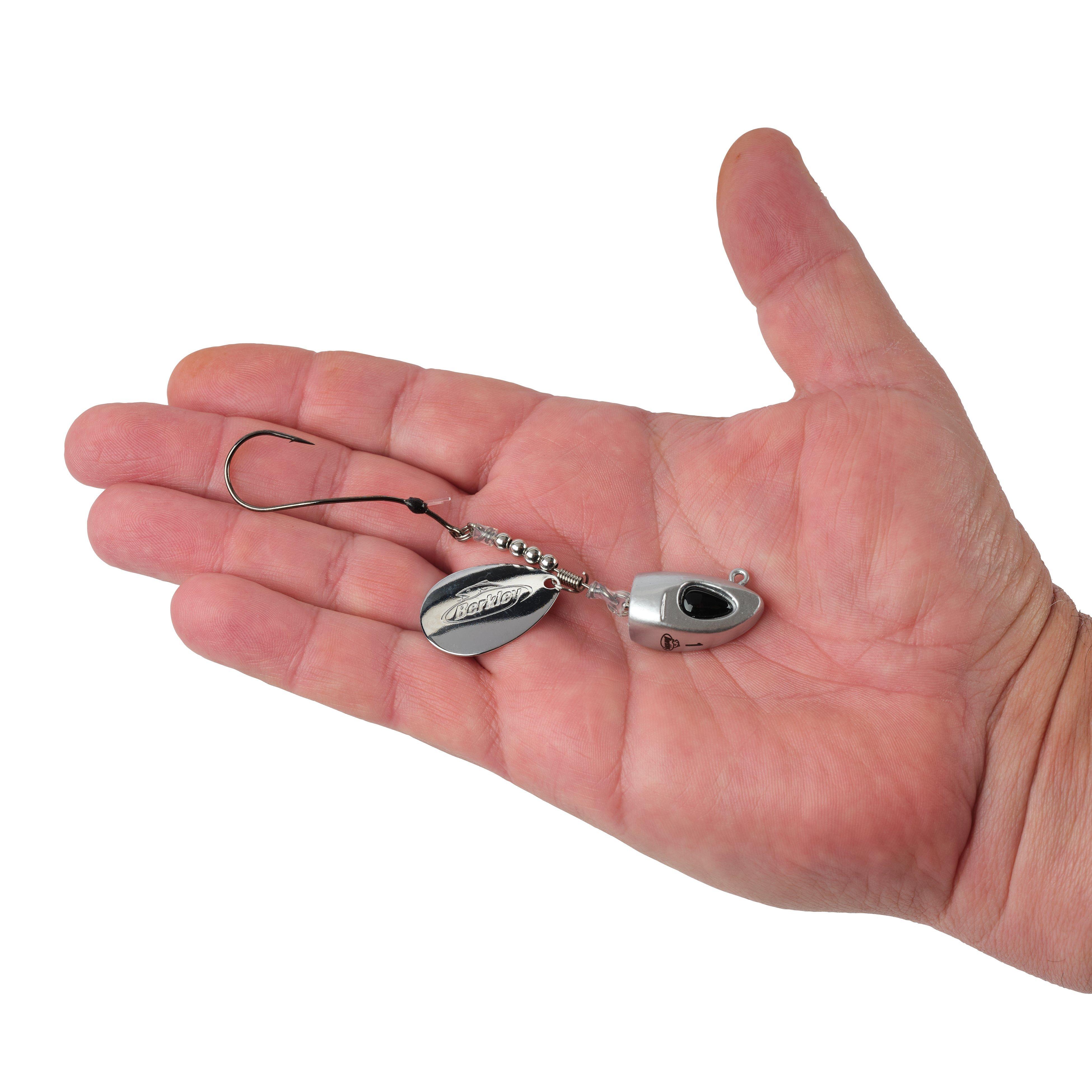 Berkley Bladed Rawler Jig, 1/0, Straight Chrome