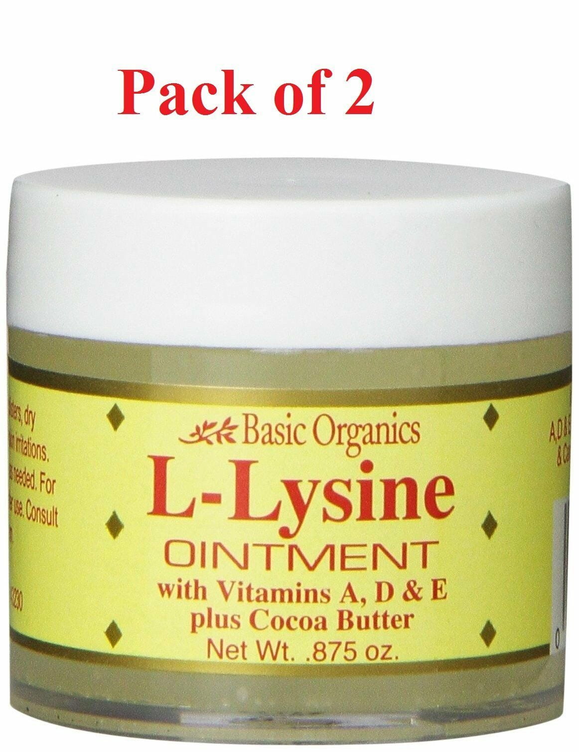 2 Pack - L-Lysine Ointment 0.87 oz