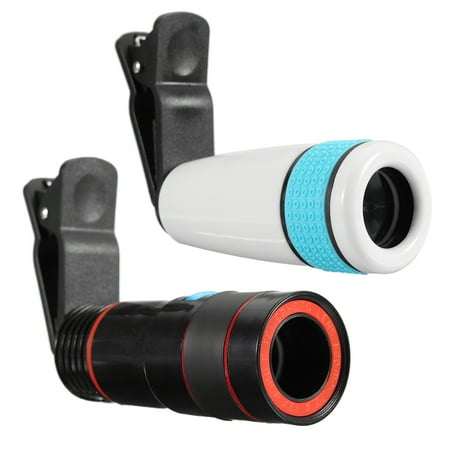 Cellphone Camera Lens Universal High Definition 12X Optical Zoom Focus Mobile Phone Lens Clip-on Telescope for