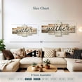 thumbnail image 3 of Elephant Stock Gather Typography I Wall Sign Wall Art - Horizontal Multi Panel Canvas - Dining Room Wall Decor - Wall Signs Multi Panel - Brown And Beige Decor - 42" x 19", 3 of 4