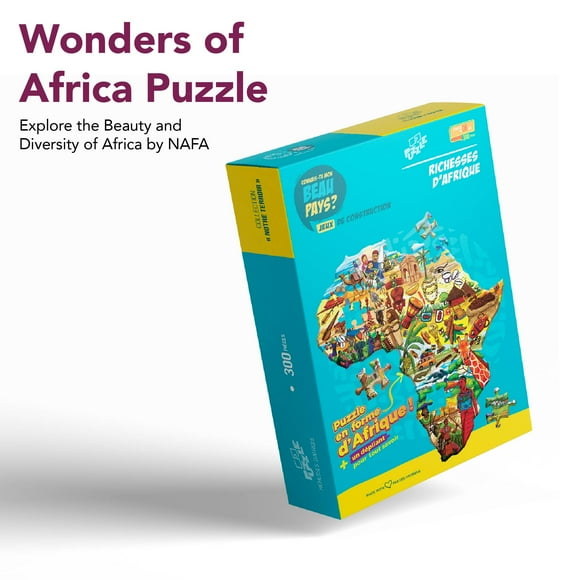 Wonders of Africa Puzzle – Explore the Beauty and Diversity of Africa by NAFA