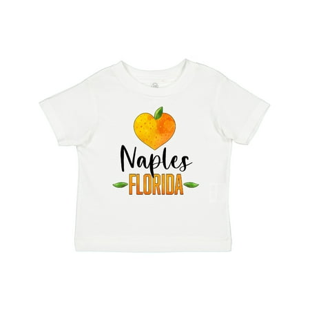 

Inktastic Naples Florida Orange in Heart Gift Baby Boy or Baby Girl T-Shirt