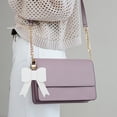 thumbnail image 2 of Unique Bargains 1 Pc Handbag Charms Keychains Bow Bag Accessories White, 2 of 6