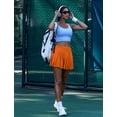 thumbnail image 6 of Pinspark Pleated Skirts for Women High Waisted Tennis Skort with Shorts Tummy Control Golf Skorts Quick Dry Skater Skirt, 6 of 6