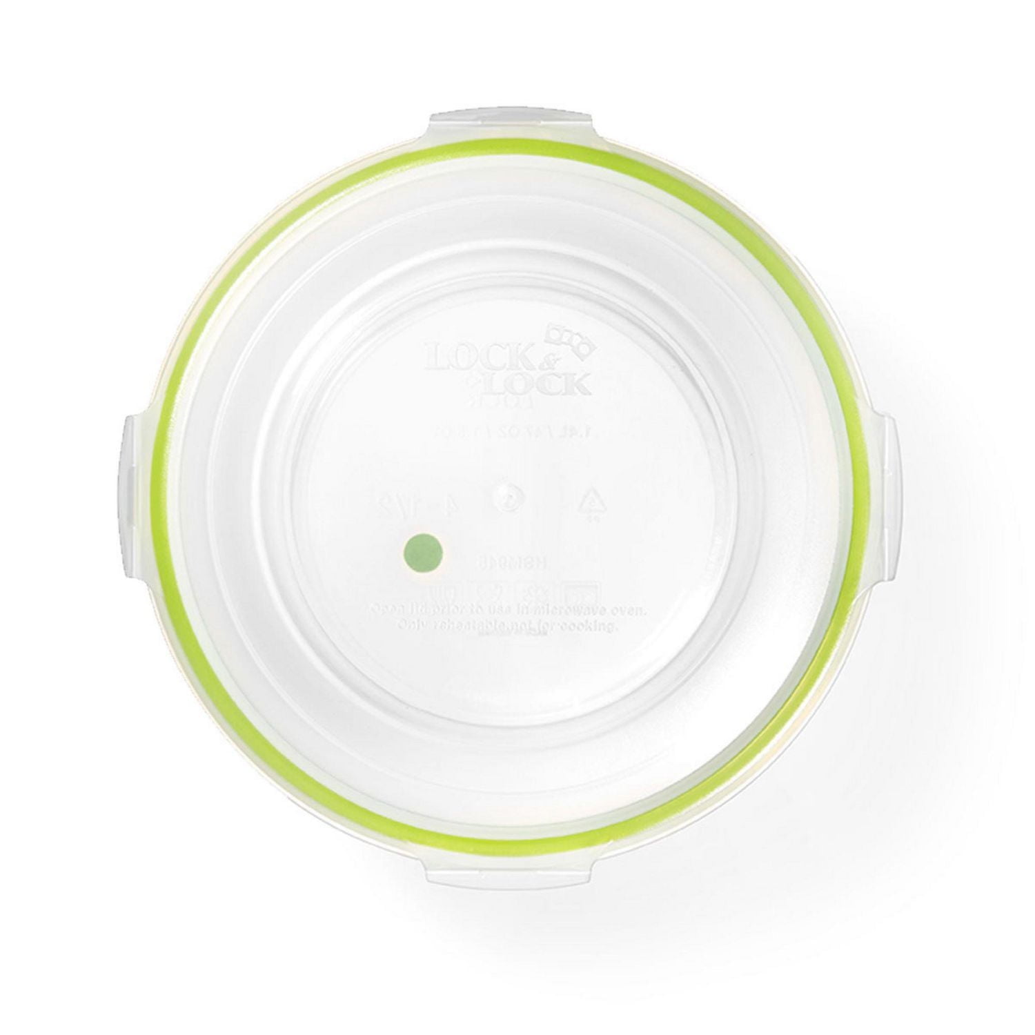 Starfrit LocknLock Easy Match Plastic Container - 47oz/1.4L - Airtight, Leakproof & Nestable - 4-Sided Locking Lid