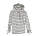 thumbnail image 1 of Sudadera con capucha bar III y manga anudada para mujer gris extra pequeña, 1 of 2