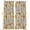 Light Beige, variant on Spring Daisy Blackout Curtains for Bedroom/Living Room, Pinch Pleated Black Out Curtains, Country Watercolor Yellow White Floral Leaf Room Darkening Window Drapes with Hooks 2 Panels, 39"x70"