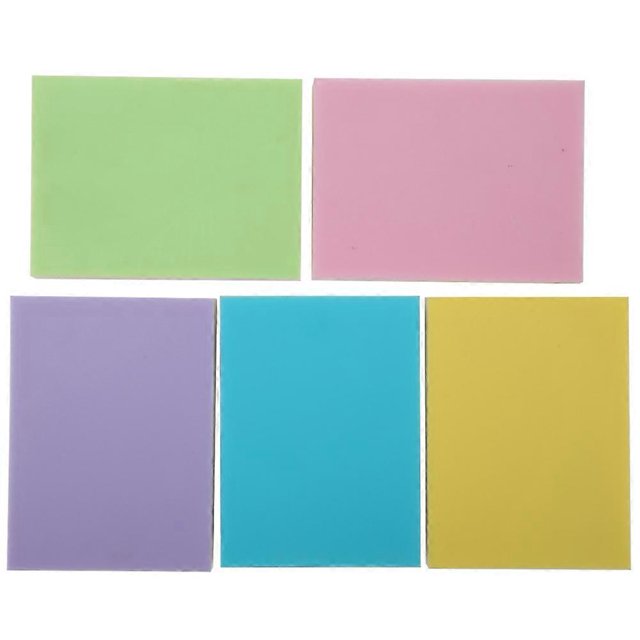 Lot de 5 tampons en caoutchouc multicolores à double couche pour bricolage, fournitures d'artisanat