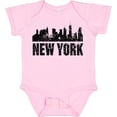 thumbnail image 3 of Inktastic New York Skyline Grunge Boys or Girls Baby Bodysuit, 3 of 5