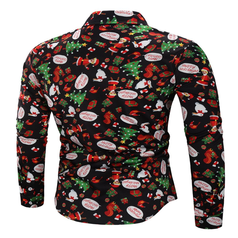 Chemise Noel Homme Col Rabattu Slim Fit Mode Chemise Homme Travail