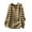 Beige, variant on Sweaters for Women Oversized Crewneck Striped Color Block Spring Fall Knitted Pullover Tops
