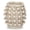 White,6 in, variant on White Knobby Cement Vase Small Textured Knotted Flower Vase Boho Beige Style for Decorative Table Centerpiece Floral Vase for Home Decor Living Room Dining