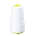 thumbnail image 1 of MasteelfCA 3000 Yards Sewing Thread Yard Spools Cone for Quilting Upholstery Beading Drapery (White), 1 of 8
