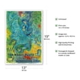 thumbnail image 2 of The Magic Flute - Mozart - Metropolitan Opera - Vintage Opera Poster by Marc Chagall c.1966 - Master Art Print (Unframed) 13in x 19in, 2 of 4