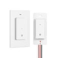 thumbnail image 1 of DEWENWILS 3 Way Wireless Light Switch, 125V Wireless Light Switch and Receiver Kit with Magnetic Panel, Ideal for Ceiling Light, Fan, Lamp, 100FT Range, Neutral Wire Needed, 1 of 5