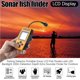 thumbnail image 4 of Greeniant Detector de pesca Sonar portátil LCD Buscadores de peces con retroiluminación LED 100 m Profundidad de detección Eco Sounder para Pescar Greeniant OD008572-00, 4 of 6