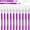 Purple, variant on 15 Pack Exacto Knife Set, Hobby Knife, Back to School Supplies Craft Knifes Kit for Art, Carving, DIY, Scrapbooking, Art, Cutting, Stencil(Gold and Blue)