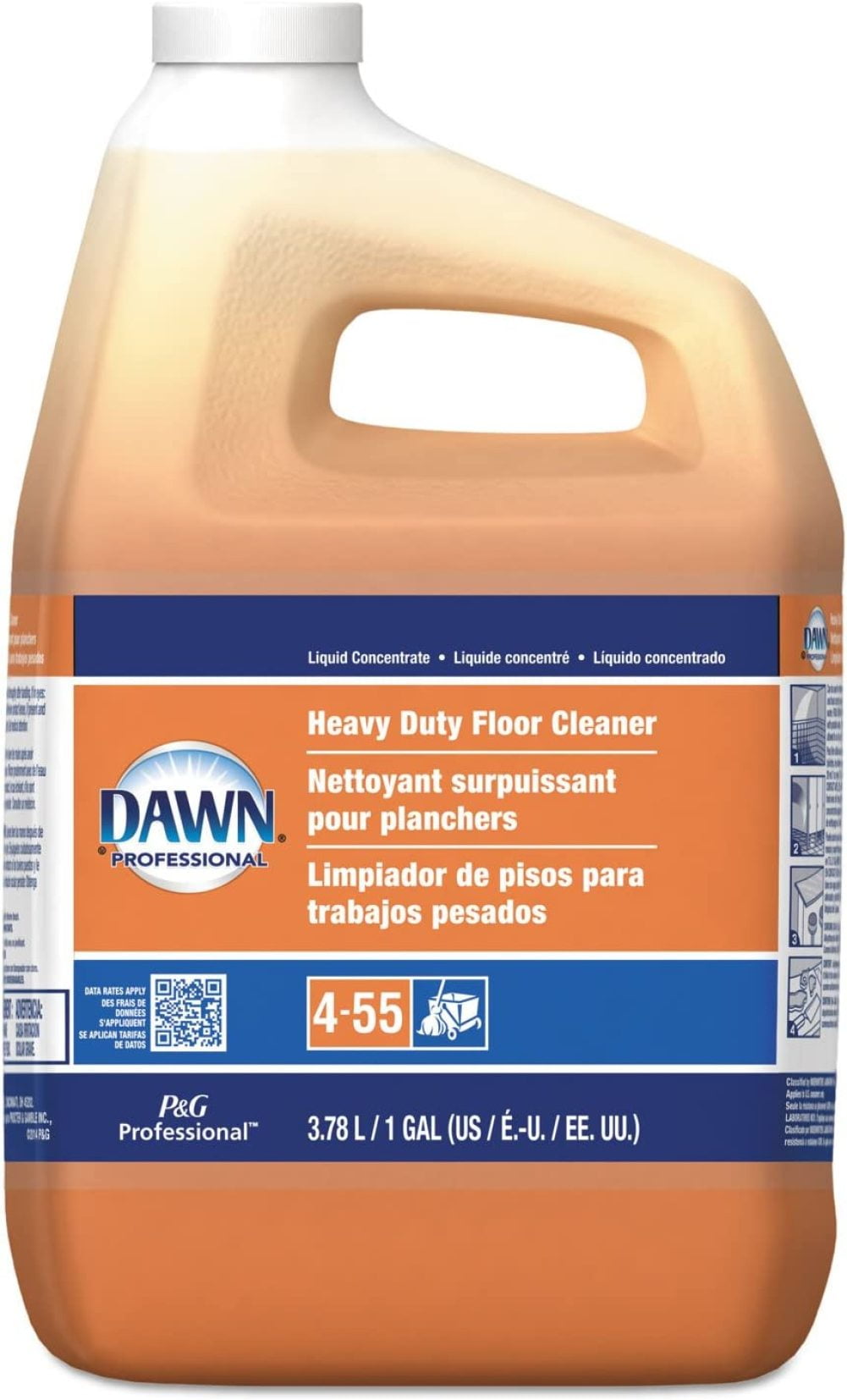 Heavy Duty Floor Cleaner by Dawn Professional, Bulk MultiSurface