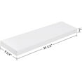 thumbnail image 6 of 36 inch White Mission Floating Shelves for Wall, Bathroom Wall Mount Shelves, Wood Mod Display Shelves, Book Shelves,for Bedroom,Living Room and Kitchen, 6 of 6