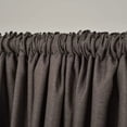 thumbnail image 4 of 3S Brother's Home Decorative Grey Curtains Extra Wide Extra Long Luxury Colors Linen Look Custom Made 5-25 Feet Made in Turkey Hang Back Tab ( 1 Panel ) Home Décor (52"Wx132"L), 4 of 6
