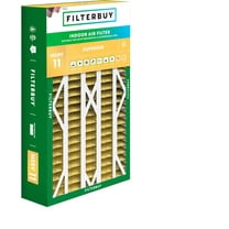 Filterbuy 16x28x6 MERV 11 Allergen Defense, Pleated HVAC AC Furnace Air Filters for Aprilaire Space-Gard 401 / 2400 & Lennox (1-Pack)