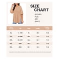 thumbnail image 7 of TIYOMI Plus Size 4th of July Tops Star Short Sleeve Shirts For Women 5X Color Block V Neck Tops American Flag Pullover Summer Casual Loose Fit T-Shirt 5XL 26W 28W, 7 of 7