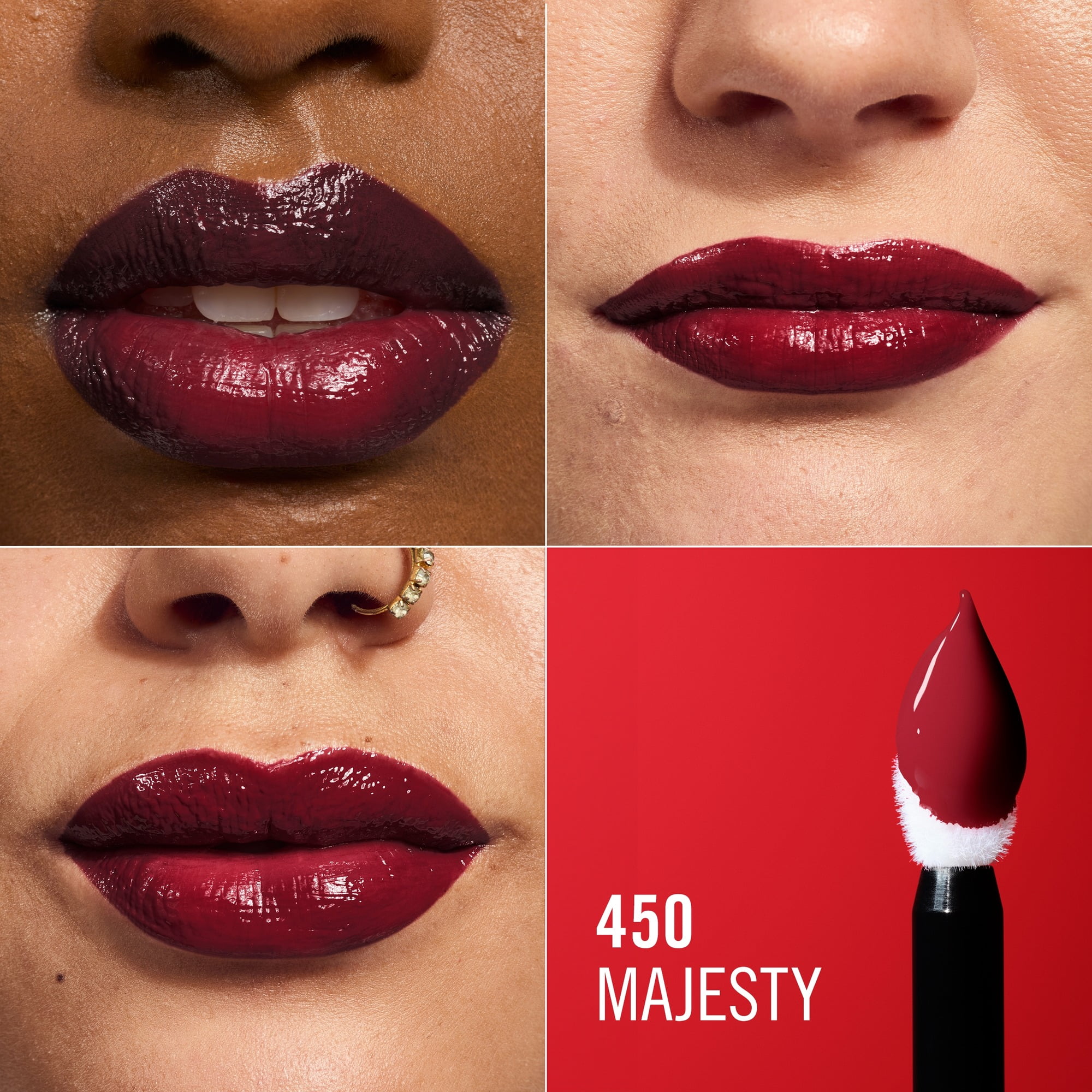 Rimmel Thrill Seeker Lip Latex, 450 Majesty, 0.2 fl oz