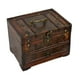 thumbnail image 3 of Joyero de madera Fernando Caja de almacenamiento decorativa anti Estilo D, 3 of 8
