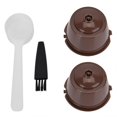 thumbnail image 1 of LNGOOR Ensemble de Capsules de Café Réutilisables et Rechargeables avec Cuillère et Pinceau (2 Capsules de Café), 1 of 9