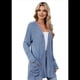 thumbnail image 4 of Cárdigan de Punto de Larga, Color Azul, Talla M, 4 of 10