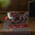 thumbnail image 1 of facefd Treasures Dragon Statue Collection Exquisite for Home Office Red Large, 1 of 9