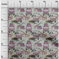 thumbnail image 2 of oneOone Cotton Poplin Dusty Gray Fabric Kids Safari Print Dress Material Fabric Print Fabric By The Yard 42 Inch Wide, 2 of 4